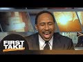 Stephen A. calls Michael Irvin 'Mr. Pom Pom' in hilarious back and forth | First Take | ESPN