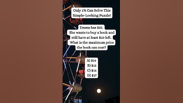 Only 1% Can Solve This Budget Puzzle — Can You? #shorts #math