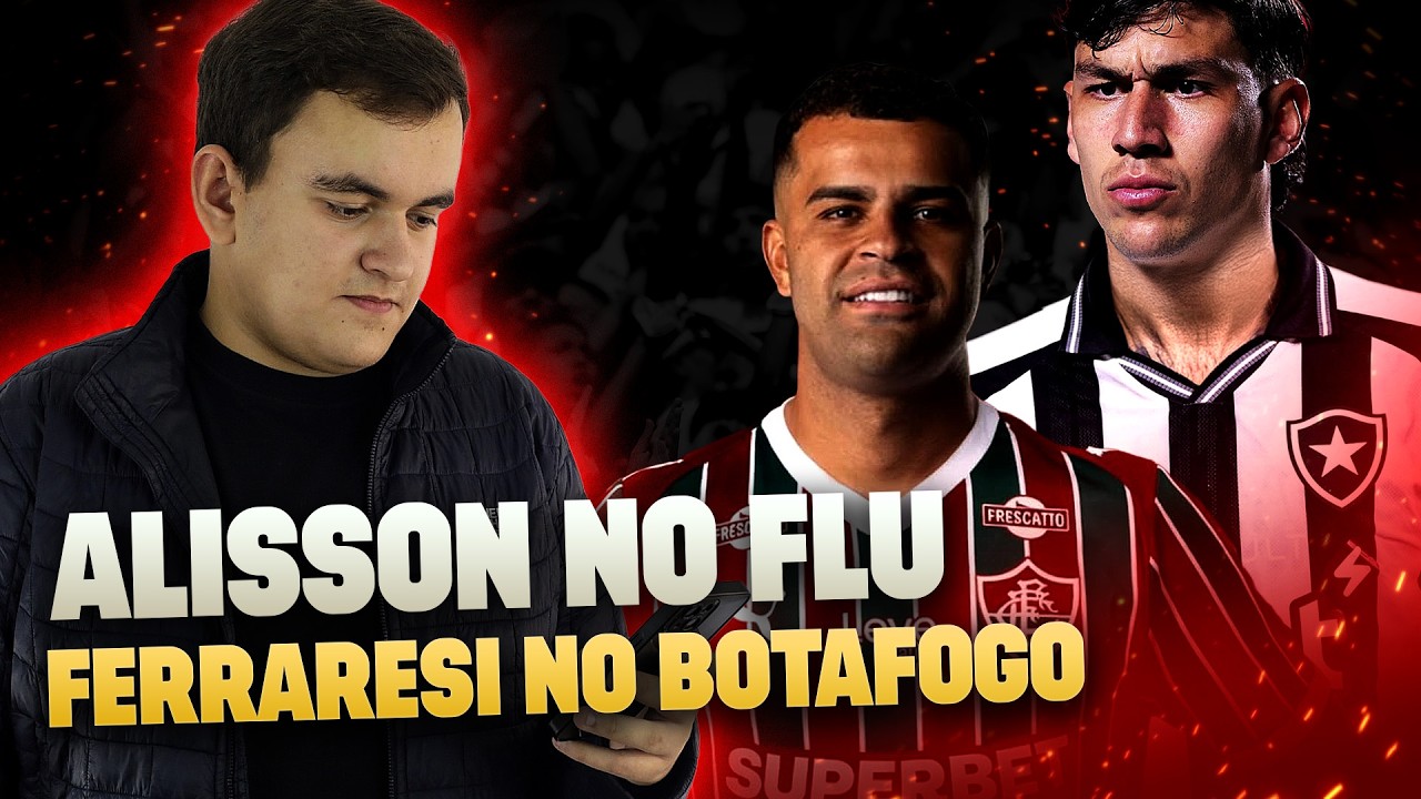 ECONOMIA MILIONÁRIA! SÃO PAULO ACERTA SAÍDA DE ALISSON AO FLU E FERRARESI AO BOTAFOGO | Gabriel Sá