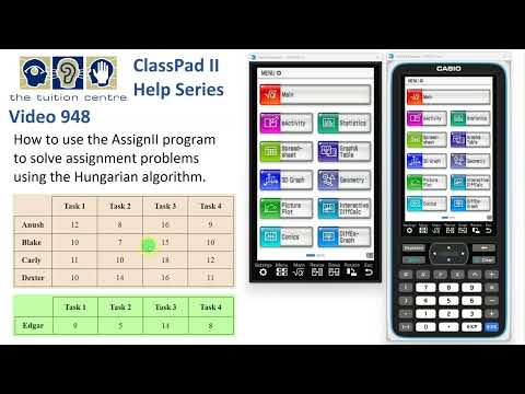 ClassPad Help 948 - Assignment Problems Using AssignII