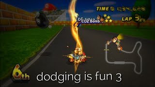 [MKWii] Dodging is Fun 3 (w/Skype Call)