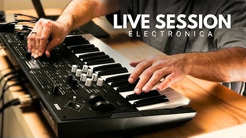 Electronica Live Session with Korg Wavestate & Ableton | Making Garage Music in Home Studio