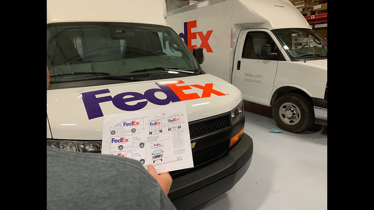 FedEx 2020 Decal Installation YouTube