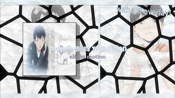 •Broken glass transition tutorial (+preset) || Alight motion•