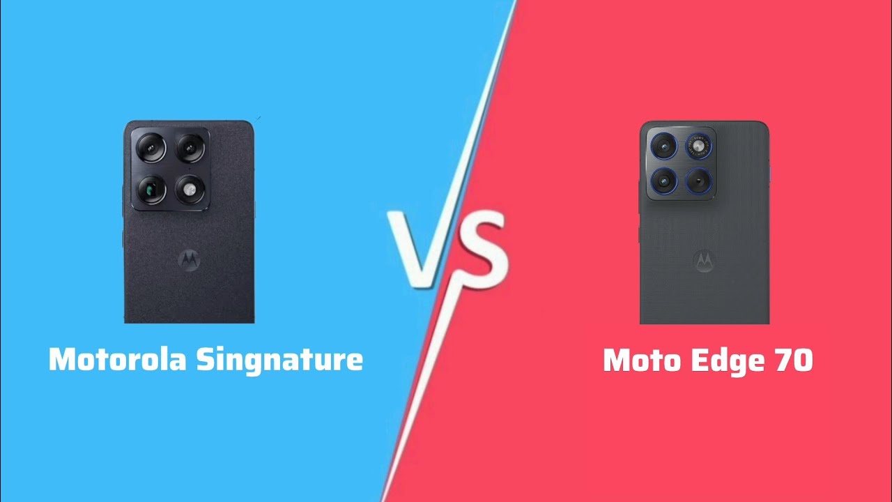 Motorola Signature vs Moto Edge 70 Full Comparison 🔥l