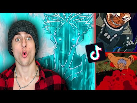 TikTok Anime Badass Moments #25 *REACTION*