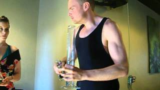 Mage and Dave's Birthday Bong Gauntlet at Vapor Central - Round 2