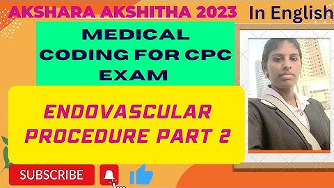 Medical coding guidelines/ endovascular part 2 #cpc #cpcbasics #medicalcodingtraining #coding