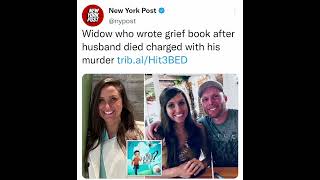 Widow who wrote grief book after husband died charged