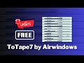 NEW UPDATE of One of the Best FREE TAPE Plugin Available - ToTape7 by Airwindows - Sound Demo