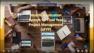 Rosnani Affandi - Development of Mobile Application System for Final Year Project (FYP) Assessment