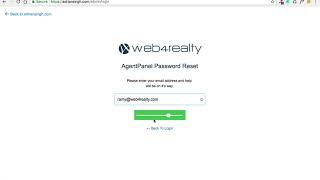How to reset the password on your real estate website | AgentPanel