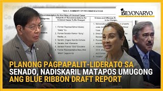 Planong pagpapalit-liderato sa Senado, nadiskaril matapos umugong ang Blue Ribbon draft report