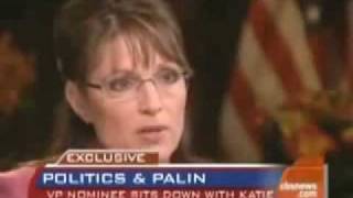 Sarah Palin Farts During Katie Couric Interview