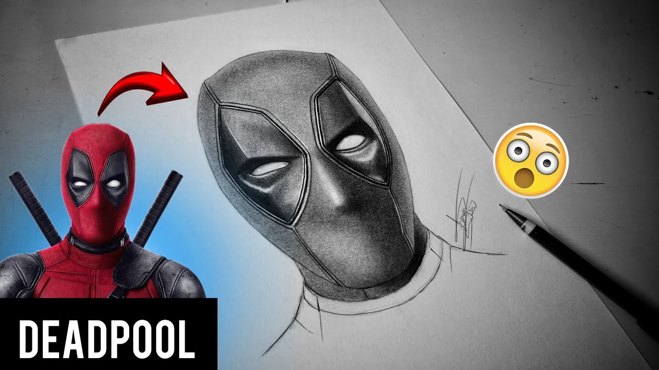 Como Desenhar O Rosto Do Deadpool Passo A Passo Como Desenhar Deadpool
