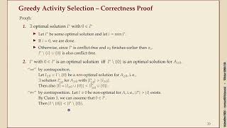 Effiziente Algorithmen (Winter 2025-26) 11-7 Greedy Activity Selection