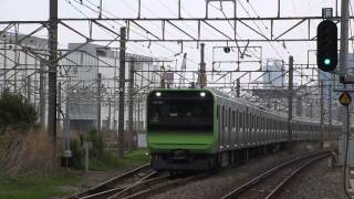 e235系 トウ01編成 試運転 新川崎脇通過 2015/4/19