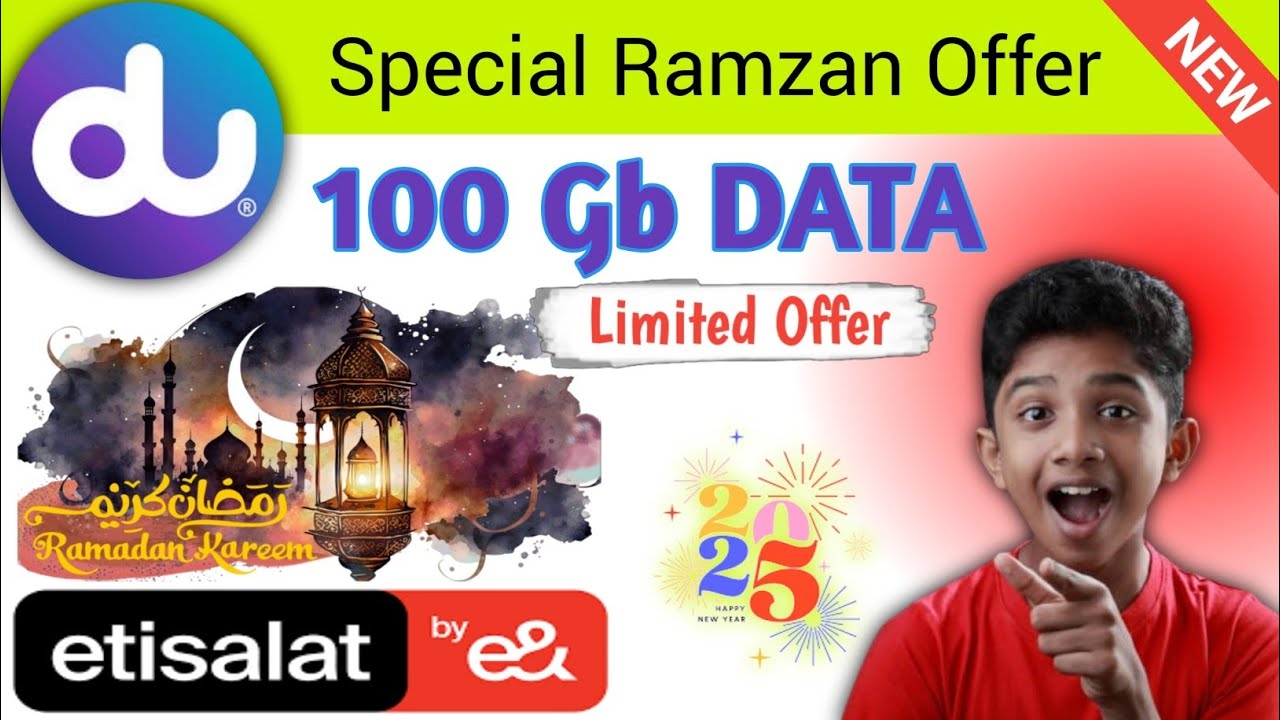 Ramzan du 100 gb data free | du 100 gb internet offer ramadan