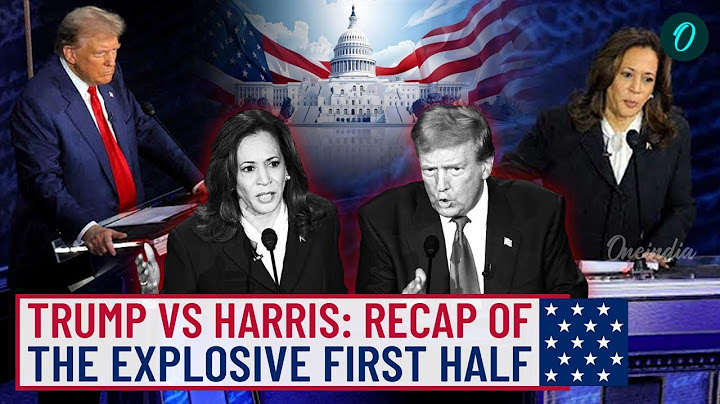 Trump Vs Harris Full Presidential Debate | Watch The Recap of the Explosive First Half | Watch