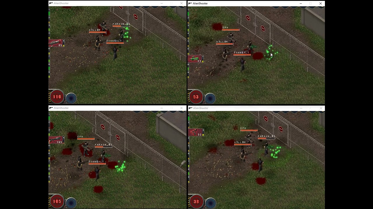 Alien Shooter Multiplayer: Gameplay