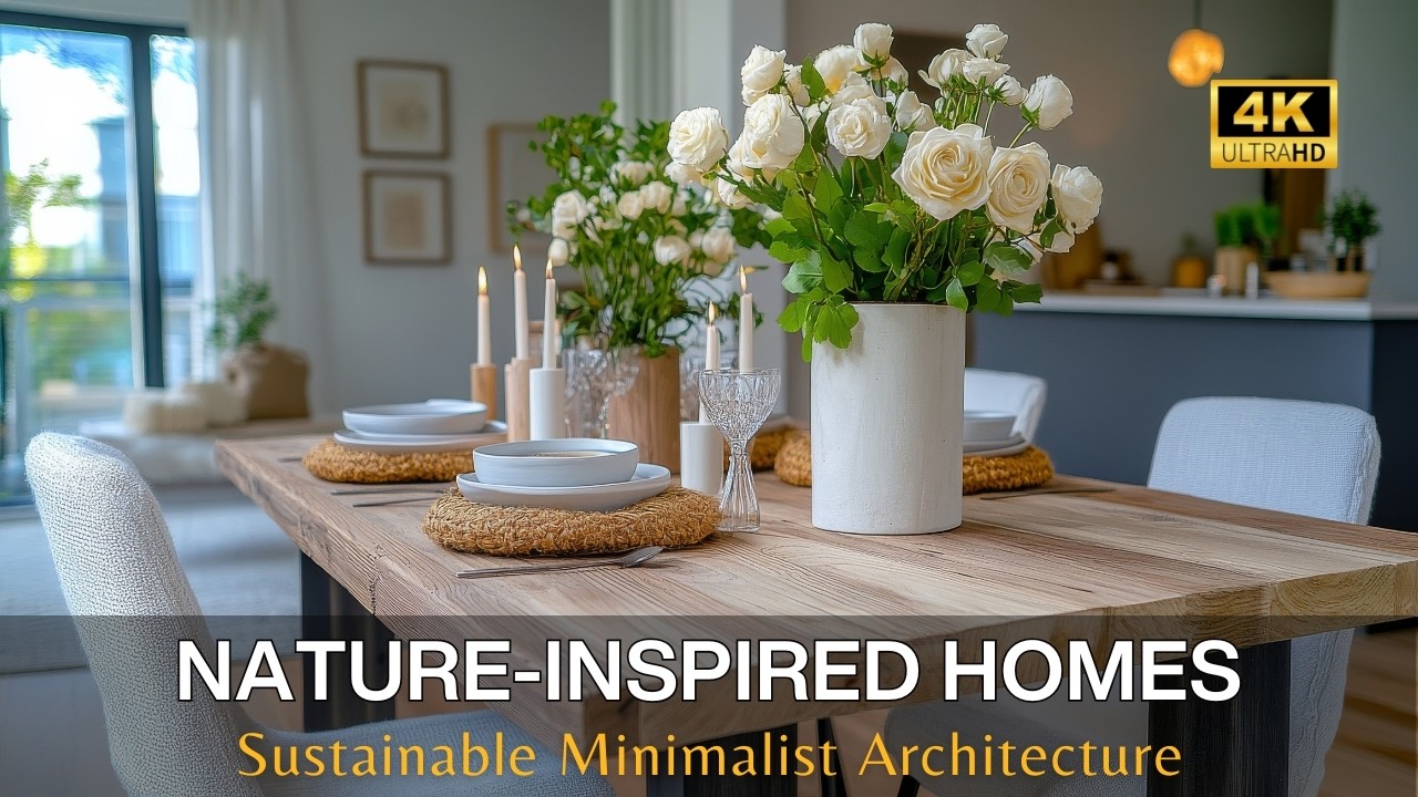 Sustainable Minimalist Architecture: Creating Nature-Inspired Homes for Modern Living