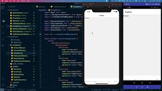 Tutorial 64 - React / React-Native - 30 - Adding Stack Navigation