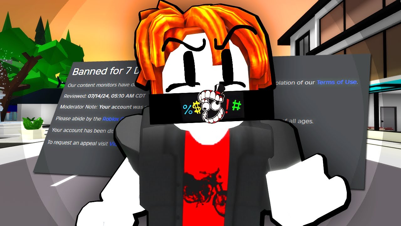 Fui BANIDO do Roblox (não é mentira)