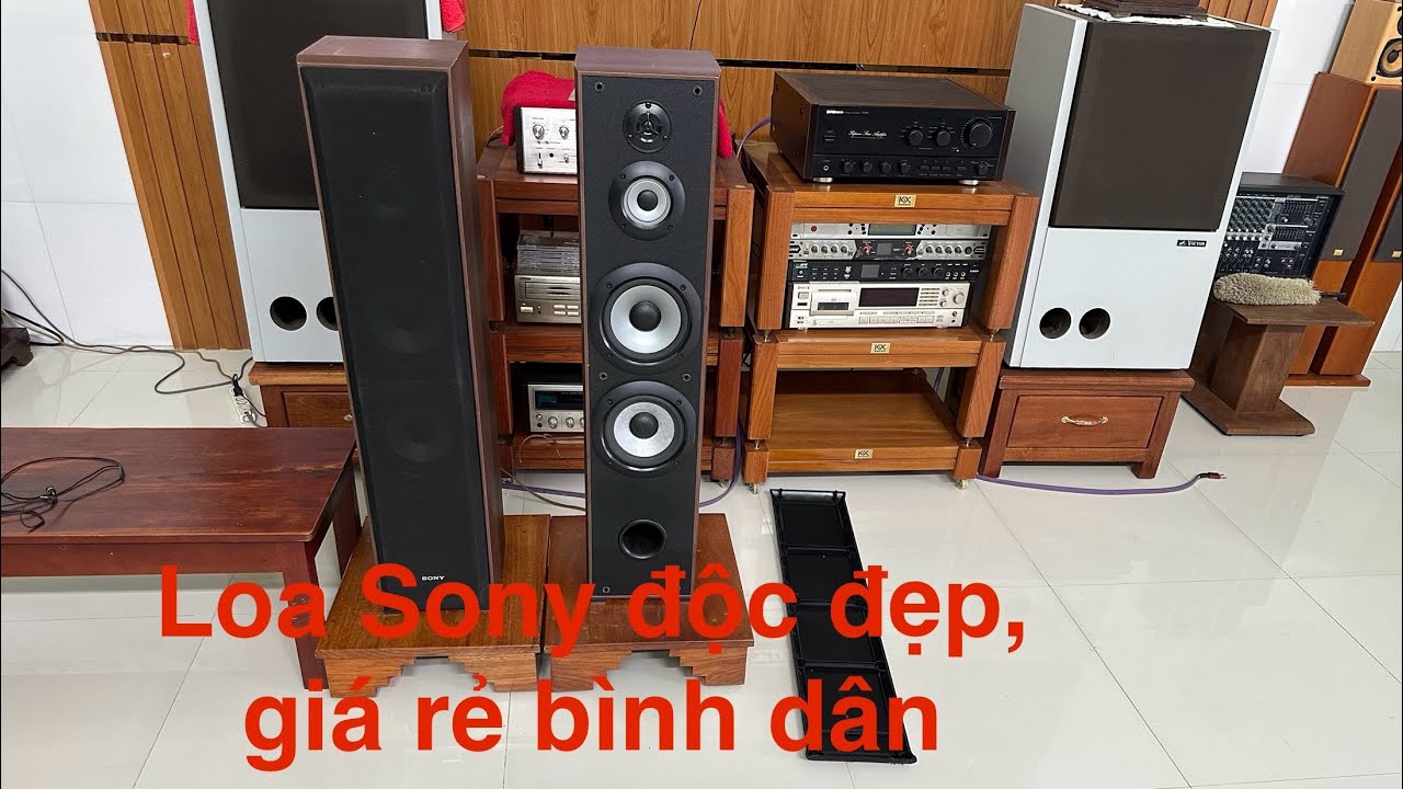 Sony SS-F6000 speakers: Beautiful and unique design, smooth sound Sony SS-F6000 speakers: Beautiful and unique design, smooth sound
