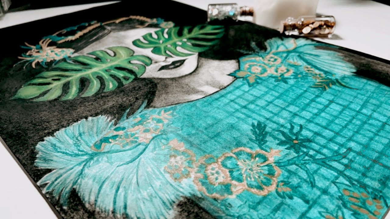 The Charcoal Portrait Drawing Charcoal Artwork Drawing Process