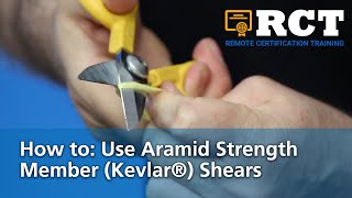 How to Use Kevlar® Shears @TheFiberSchool