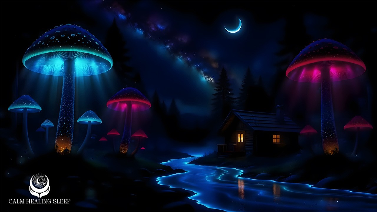 Грибная Музыка Для Сна Без Рекламы • Засыпайте Менее Чем За 2 Минуты • Целебные Мозговые Волны