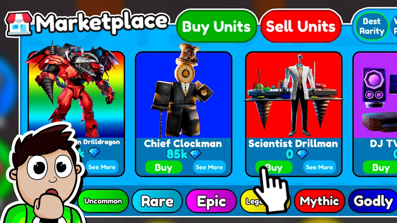 Ttd Robux Shop ¡RETO de SOLO Unidades de la TIENDA en Toilet Tower Defense! (Roblox ...