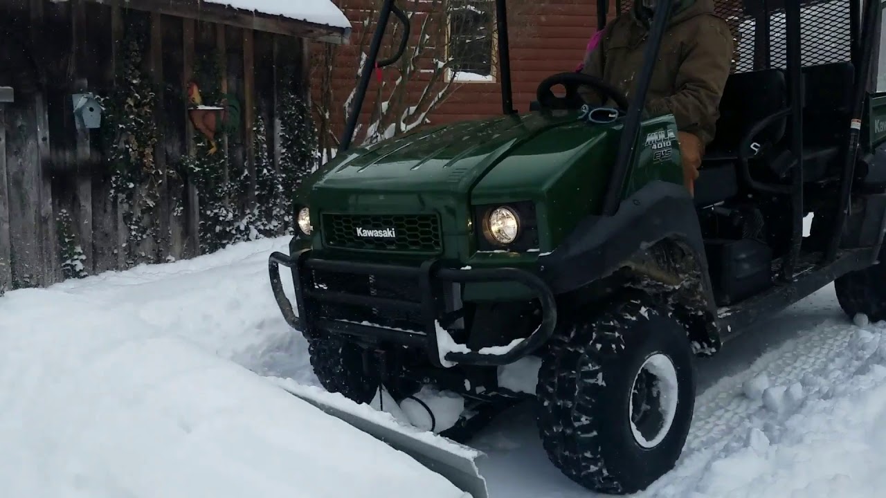 First time plowing with the Mule