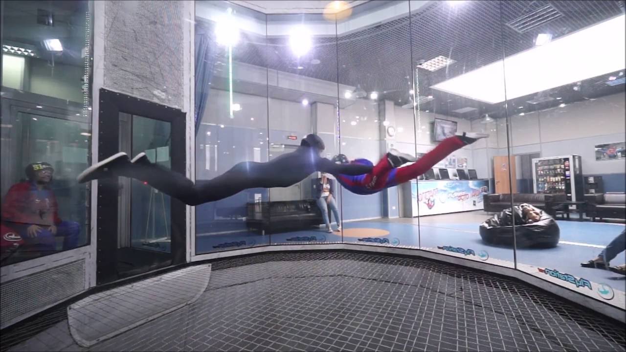 Полет в аэротрубе Fly Station