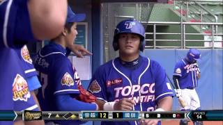 20140718-1 爆米花 崇越vs國訓 7上 林家慶也補上一支安打 崇越得分再進帳