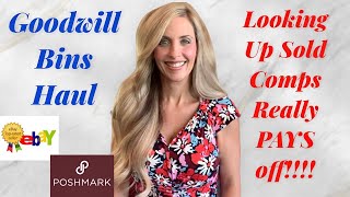 Research is a Powerful Tool at the Goodwill Bins! Thrift Haul to Resell Ebay Poshmark for a Profit