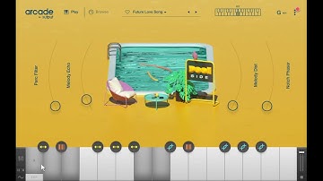 Playing Around with Arcade by Output -  "Future Love Song" Poolside