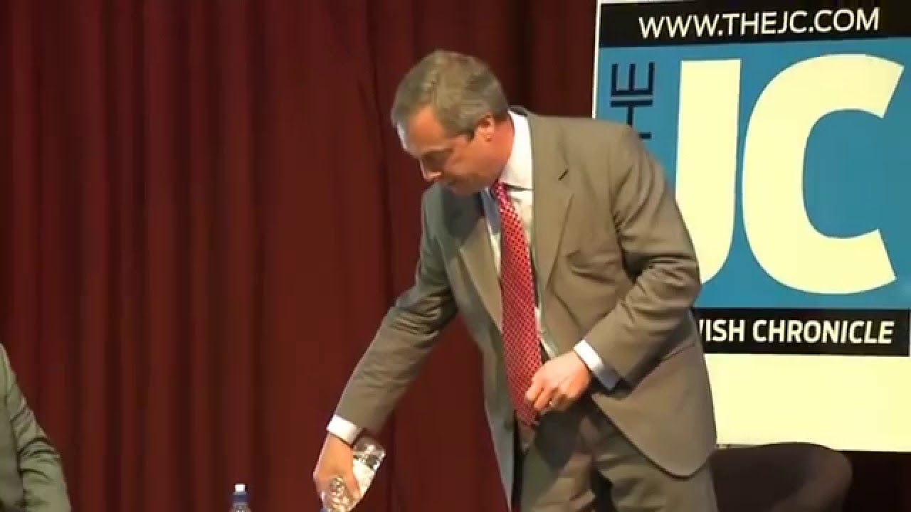 UKIP Nigel Farage MEP - Holds Speech At The Jewish Chronicle