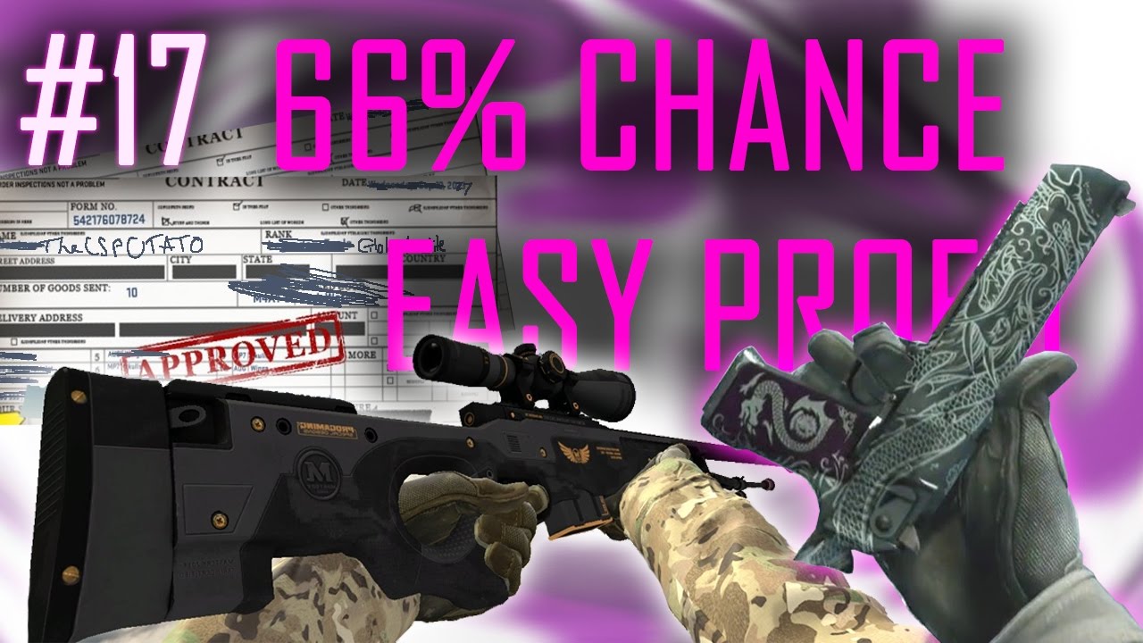 CSGO- 10$- 66% CHANCE - DOUBLE MONEY - HIGH PROFIT TRADE UP 2017 #17
