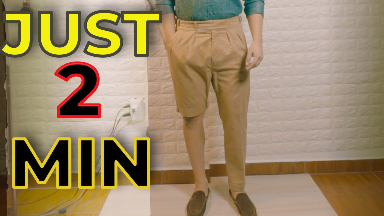 How To Transform Your Pants Into Shorts In 2 Minutes! YouTube