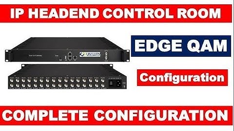 Digital Headend IP QAM Configuration || Digital mini  headend configuration .