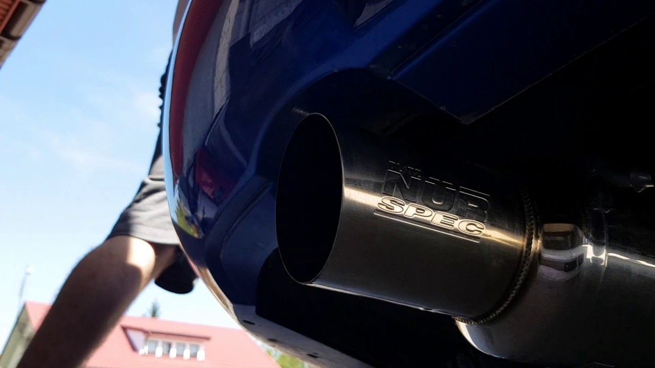 Subaru Impreza WRX STi 2.5t Blitz Nur Spec r Catback exhaust sound