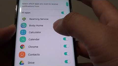 Samsung Galaxy S8: How to Enable / Disable Email Notification