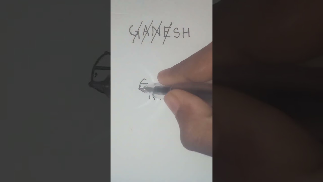 Ganesh name logo / 
