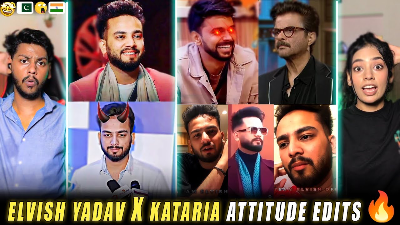 Elvish Yadav Attitude Edits Reacton 🔥 | Love Kataria vs Bigboss 😈