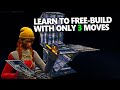 How to start freebuilding in fortnite with only three moves