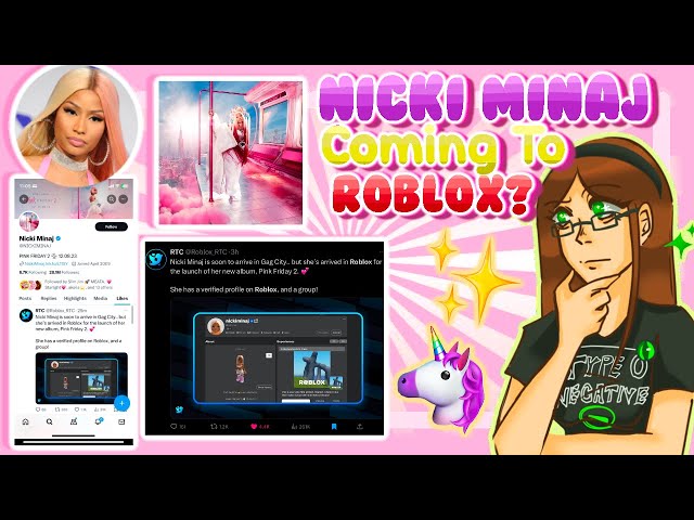 reddi41 on X: An Upcoming Nicki Minaj Event is coming to Roblox