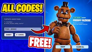 NEW ADMIN PANEL FORTNITE CODES!