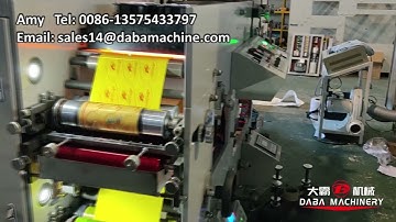 two colour label flexo printing machine full color printing