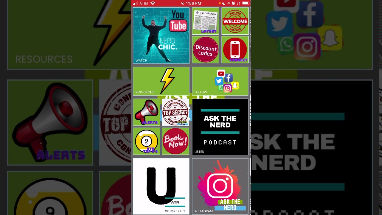 The Nerd Chic & Ask the Nerd Mobile App Reveal